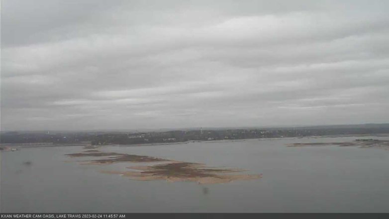 Lake Travis webcam, February 24, 2023 11:45 AM CT