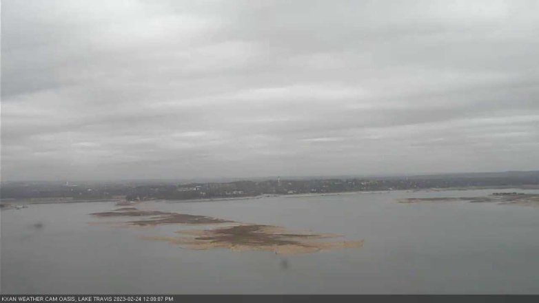 Lake Travis webcam, February 24, 2023 12:00 PM CT