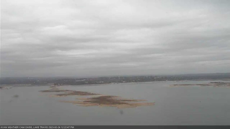 Lake Travis webcam, February 24, 2023 12:25 PM CT