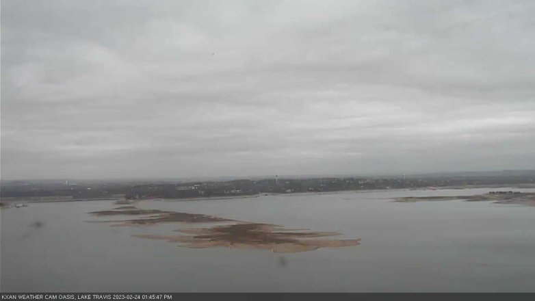 Lake Travis webcam, February 24, 2023 1:45 PM CT