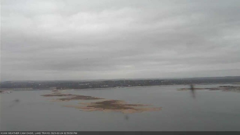 Lake Travis webcam, February 24, 2023 3:00 PM CT