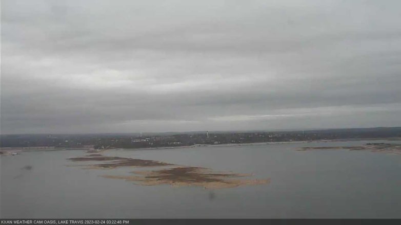 Lake Travis webcam, February 24, 2023 3:25 PM CT