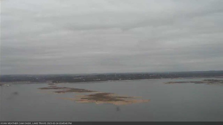 Lake Travis webcam, February 24, 2023 3:45 PM CT