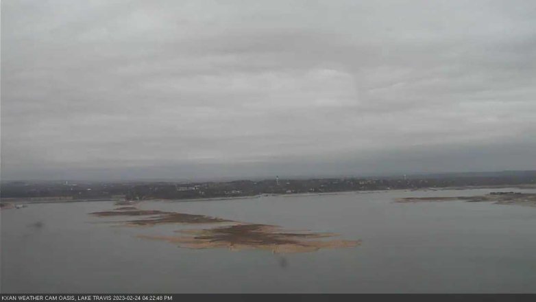 Lake Travis webcam, February 24, 2023 4:25 PM CT