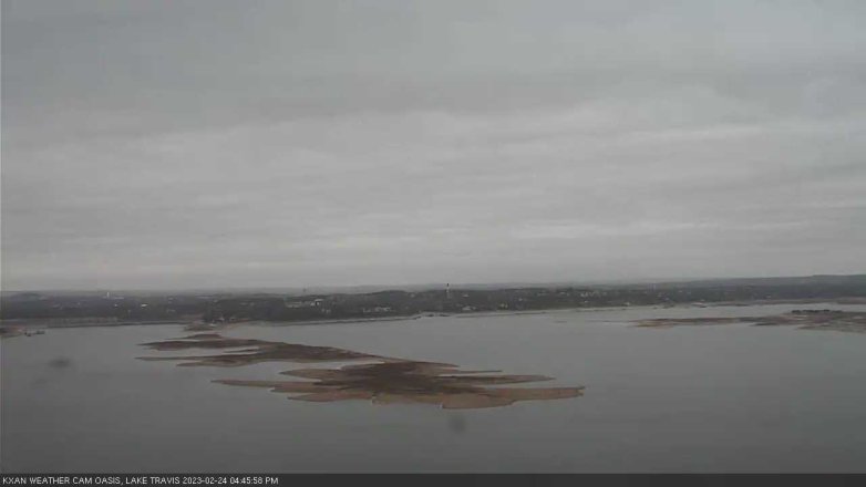Lake Travis webcam, February 24, 2023 4:45 PM CT