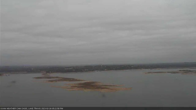 Lake Travis webcam, February 24, 2023 5:25 PM CT