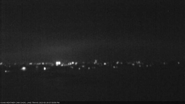 Lake Travis webcam, February 24, 2023 8:00 PM CT