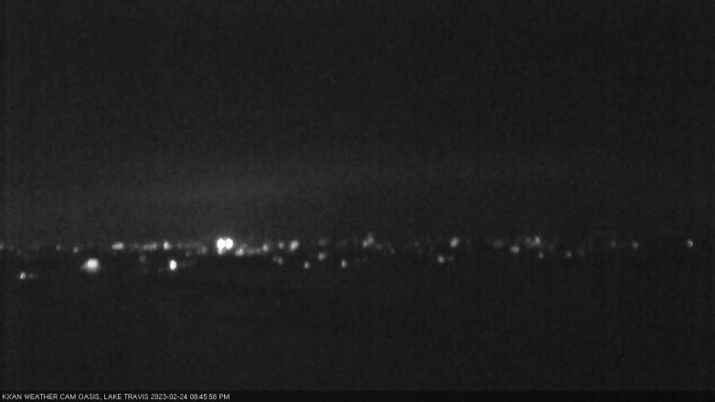 Lake Travis webcam, February 24, 2023 8:45 PM CT