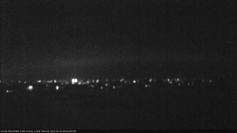 Lake Travis webcam, February 24, 2023 9:25 PM CT