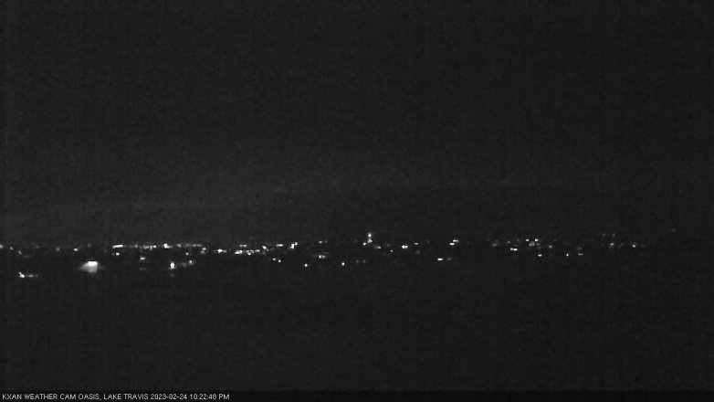 Lake Travis webcam, February 24, 2023 10:25 PM CT