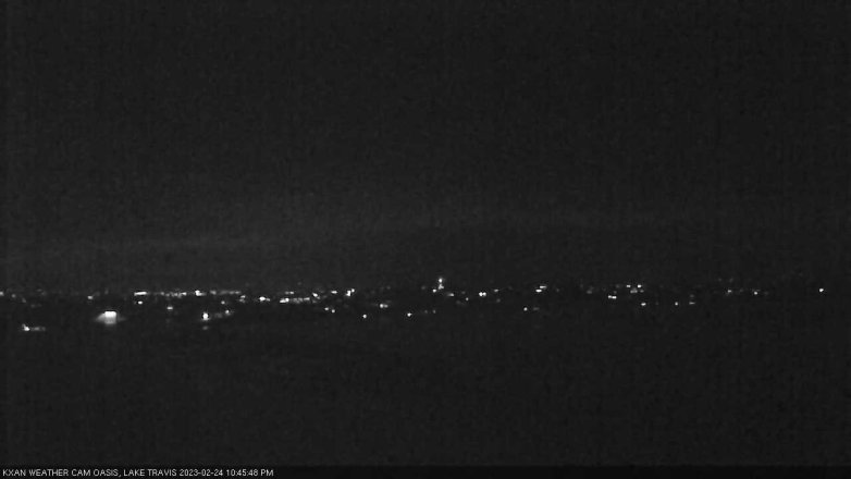 Lake Travis webcam, February 24, 2023 10:45 PM CT