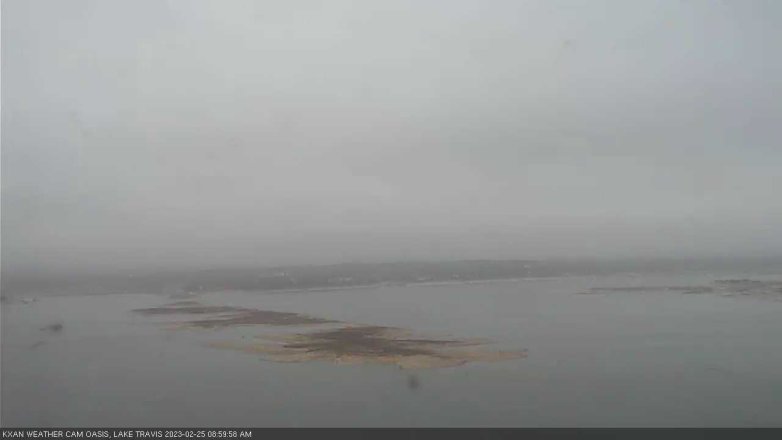 Lake Travis webcam, February 25, 2023 9:00 AM CT
