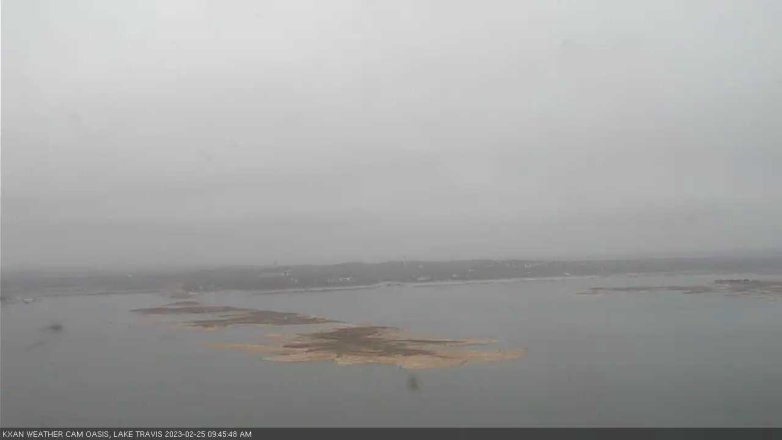 Lake Travis webcam, February 25, 2023 9:45 AM CT