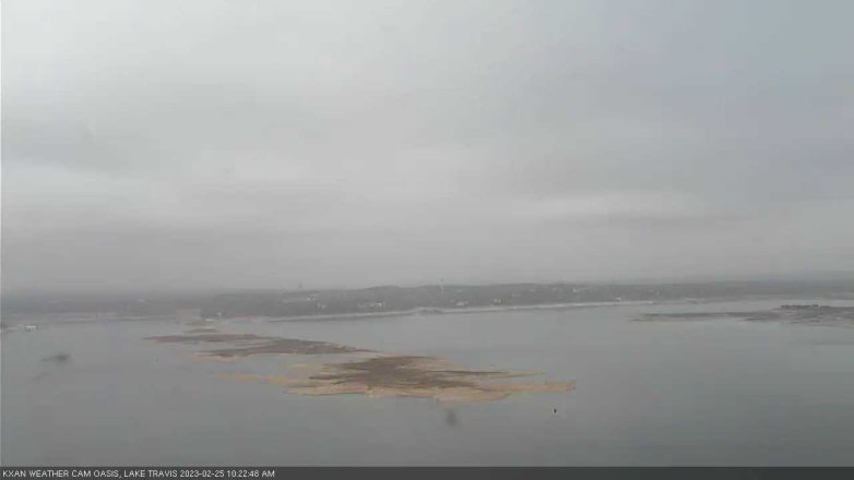 Lake Travis webcam, February 25, 2023 10:25 AM CT