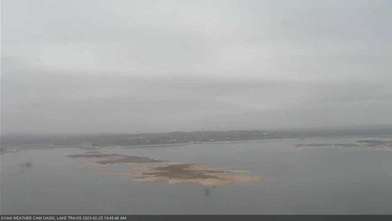 Lake Travis webcam, February 25, 2023 10:45 AM CT