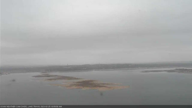 Lake Travis webcam, February 25, 2023 11:00 AM CT