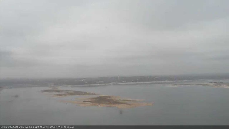Lake Travis webcam, February 25, 2023 11:25 AM CT