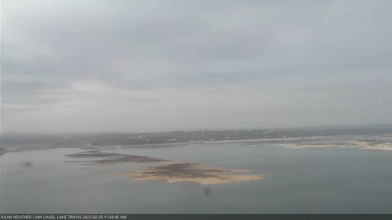 Lake Travis webcam, February 25, 2023 11:45 AM CT