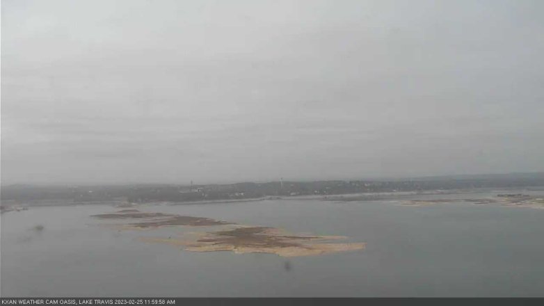 Lake Travis webcam, February 25, 2023 12:00 PM CT
