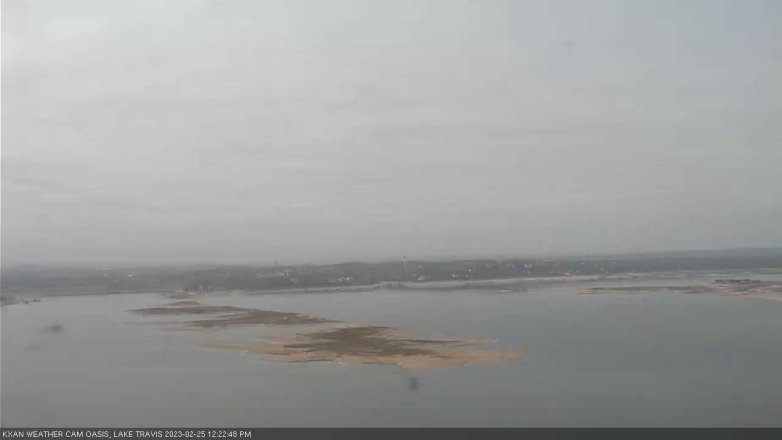 Lake Travis webcam, February 25, 2023 12:25 PM CT