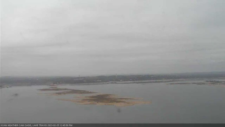 Lake Travis webcam, February 25, 2023 12:45 PM CT