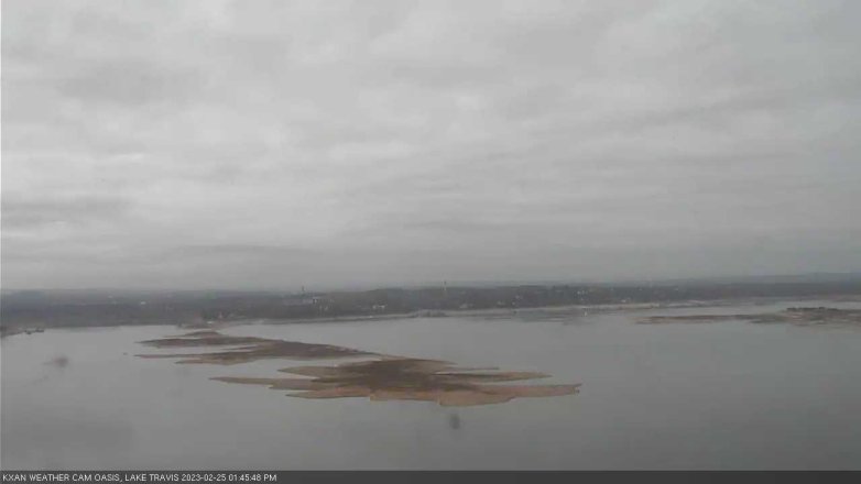 Lake Travis webcam, February 25, 2023 1:45 PM CT
