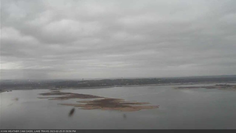 Lake Travis webcam, February 25, 2023 2:00 PM CT