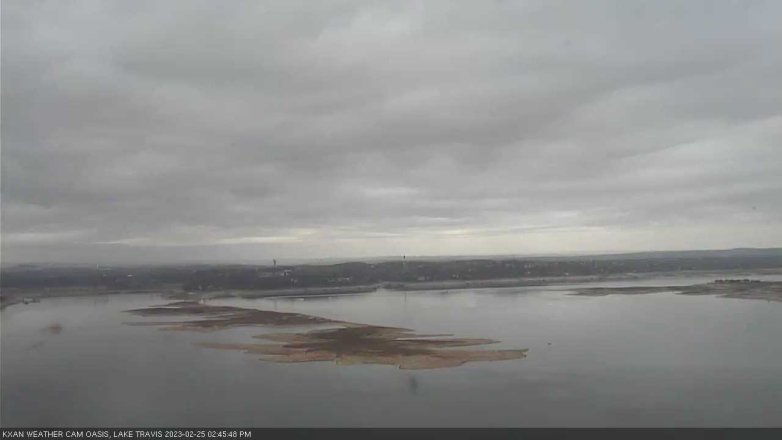 Lake Travis webcam, February 25, 2023 2:45 PM CT