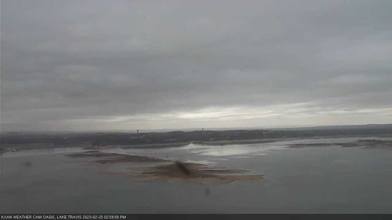 Lake Travis webcam, February 25, 2023 3:00 PM CT