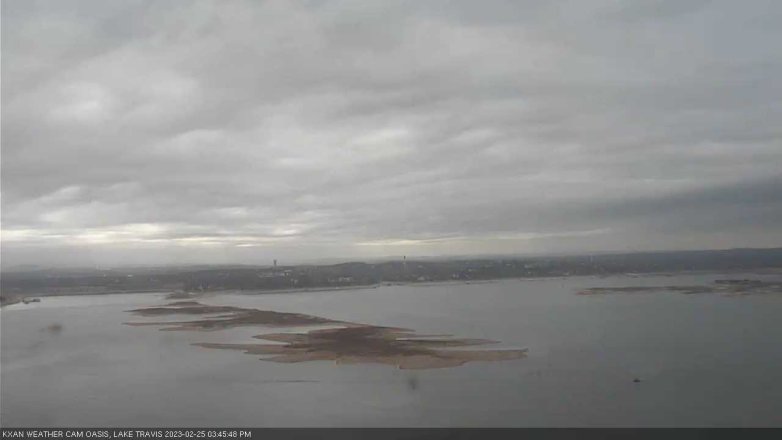 Lake Travis webcam, February 25, 2023 3:45 PM CT