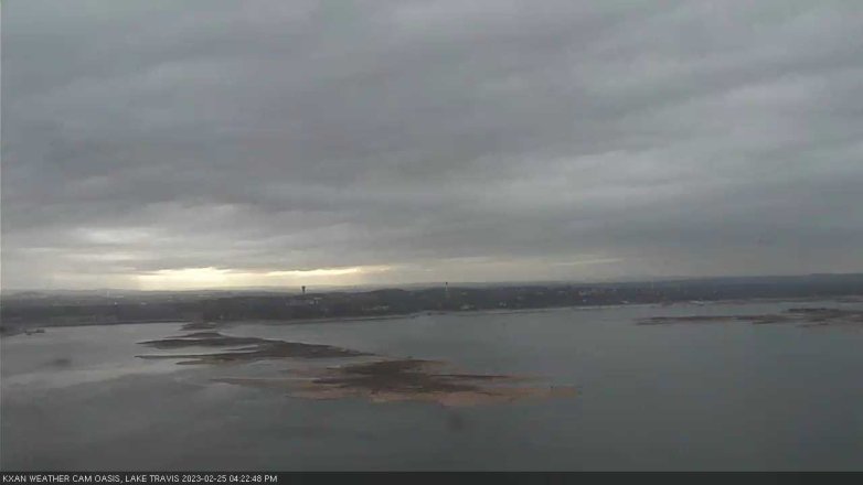 Lake Travis webcam, February 25, 2023 4:25 PM CT