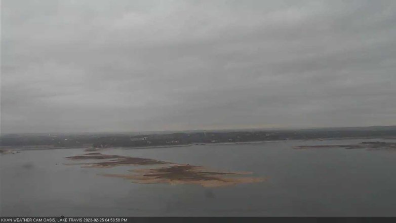 Lake Travis webcam, February 25, 2023 5:00 PM CT