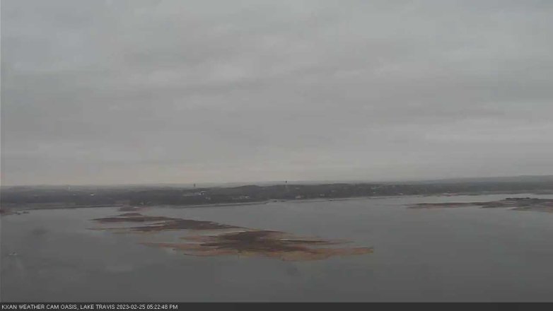 Lake Travis webcam, February 25, 2023 5:25 PM CT