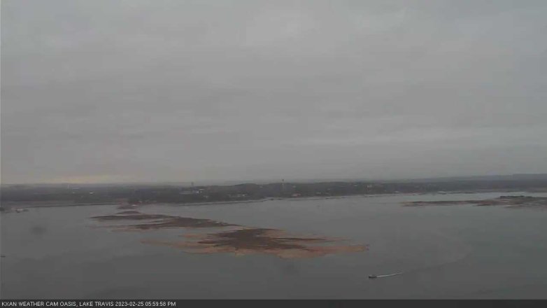 Lake Travis webcam, February 25, 2023 6:00 PM CT