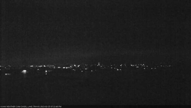 Lake Travis webcam, February 25, 2023 7:25 PM CT