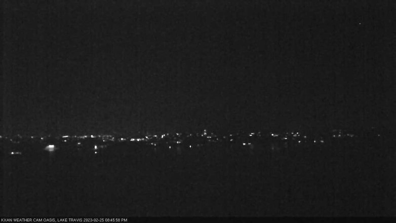 Lake Travis webcam, February 25, 2023 8:45 PM CT