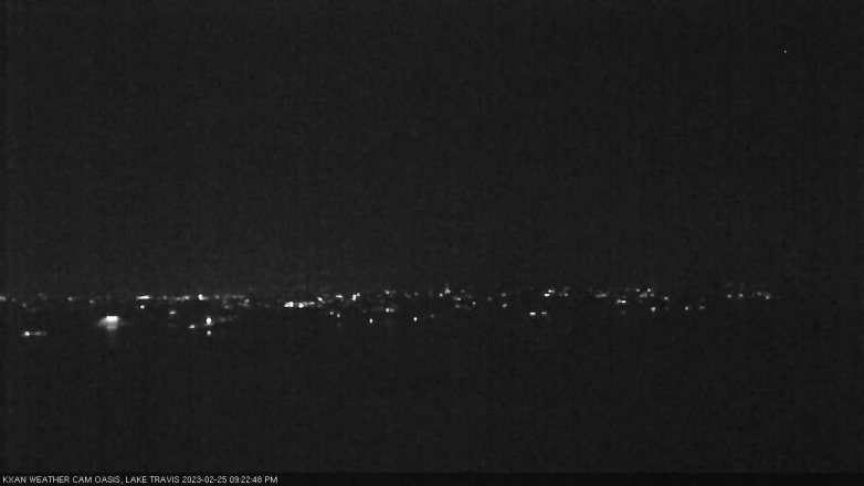 Lake Travis webcam, February 25, 2023 9:25 PM CT