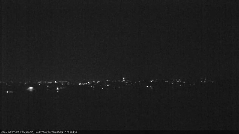 Lake Travis webcam, February 25, 2023 10:25 PM CT
