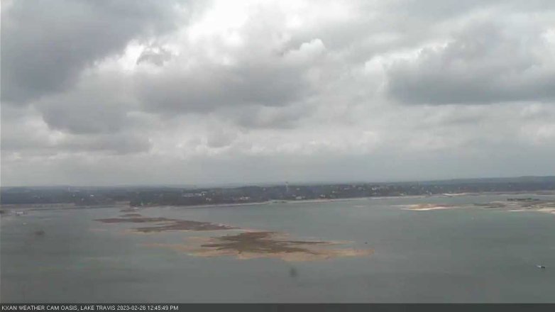 Lake Travis webcam, February 26, 2023 12:45 PM CT