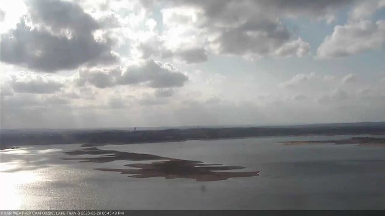 Lake Travis webcam, February 26, 2023 3:45 PM CT