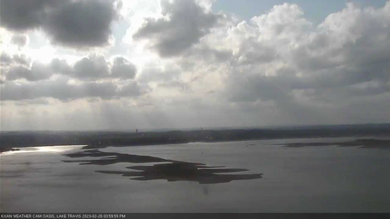 Lake Travis webcam, February 26, 2023 4:00 PM CT