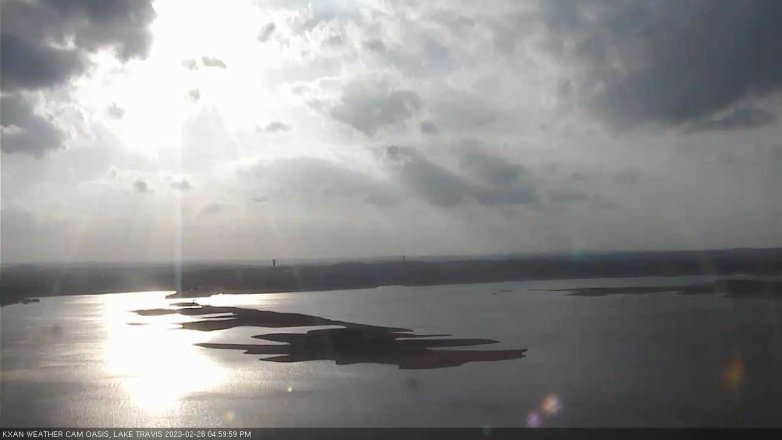 Lake Travis webcam, February 26, 2023 5:00 PM CT
