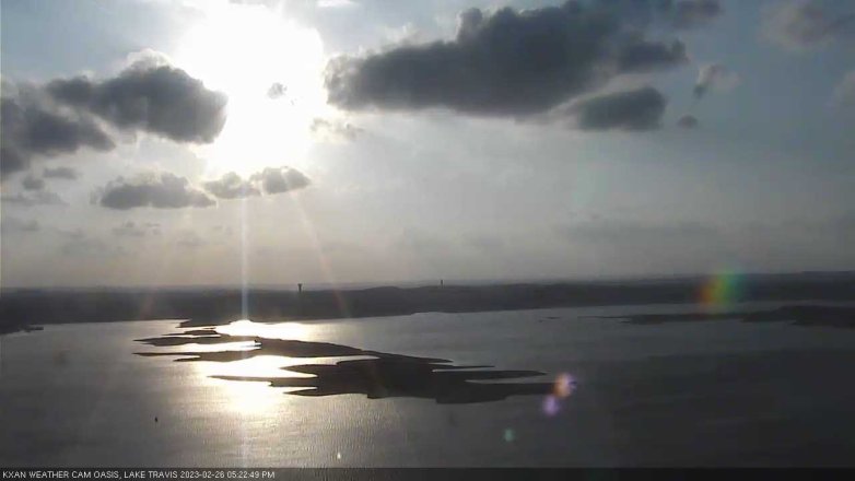 Lake Travis webcam, February 26, 2023 5:25 PM CT