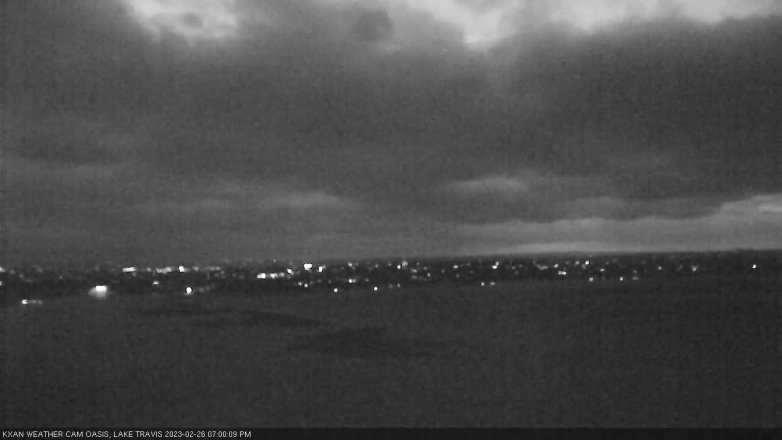 Lake Travis webcam, February 26, 2023 7:00 PM CT