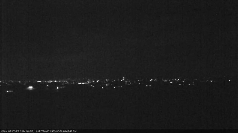 Lake Travis webcam, February 26, 2023 8:45 PM CT