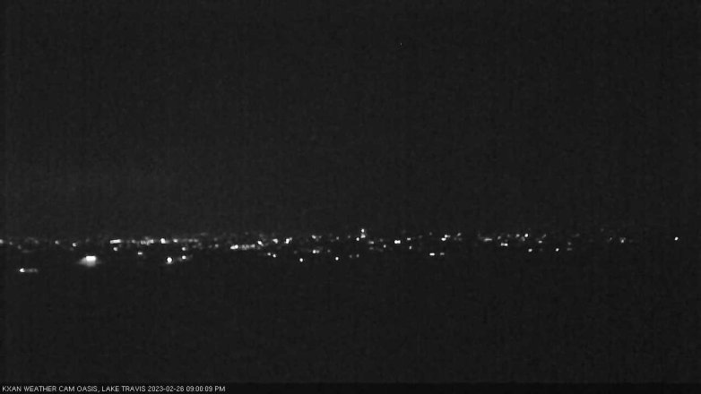 Lake Travis webcam, February 26, 2023 9:00 PM CT