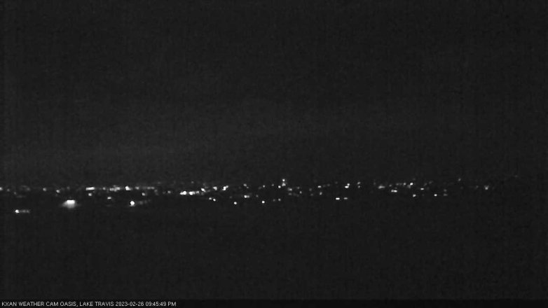 Lake Travis webcam, February 26, 2023 9:45 PM CT