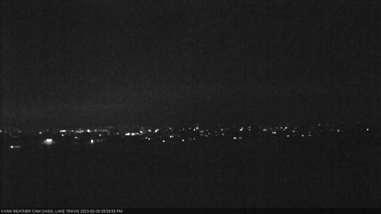 Lake Travis webcam, February 26, 2023 10:00 PM CT