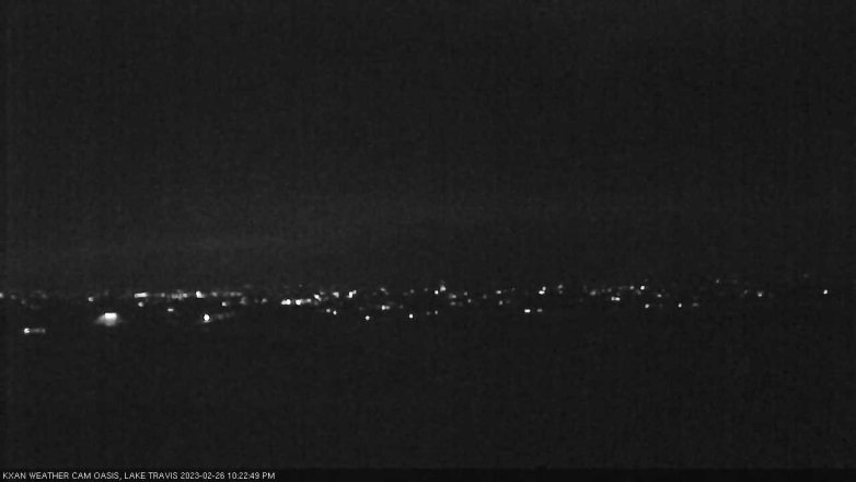 Lake Travis webcam, February 26, 2023 10:25 PM CT