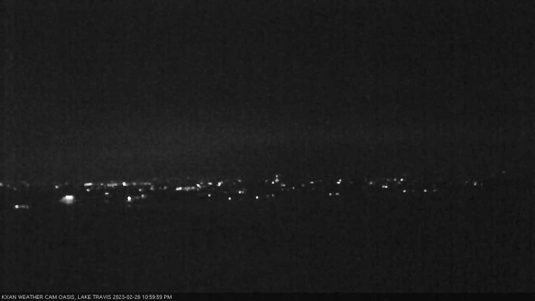 Lake Travis webcam, February 26, 2023 11:00 PM CT
